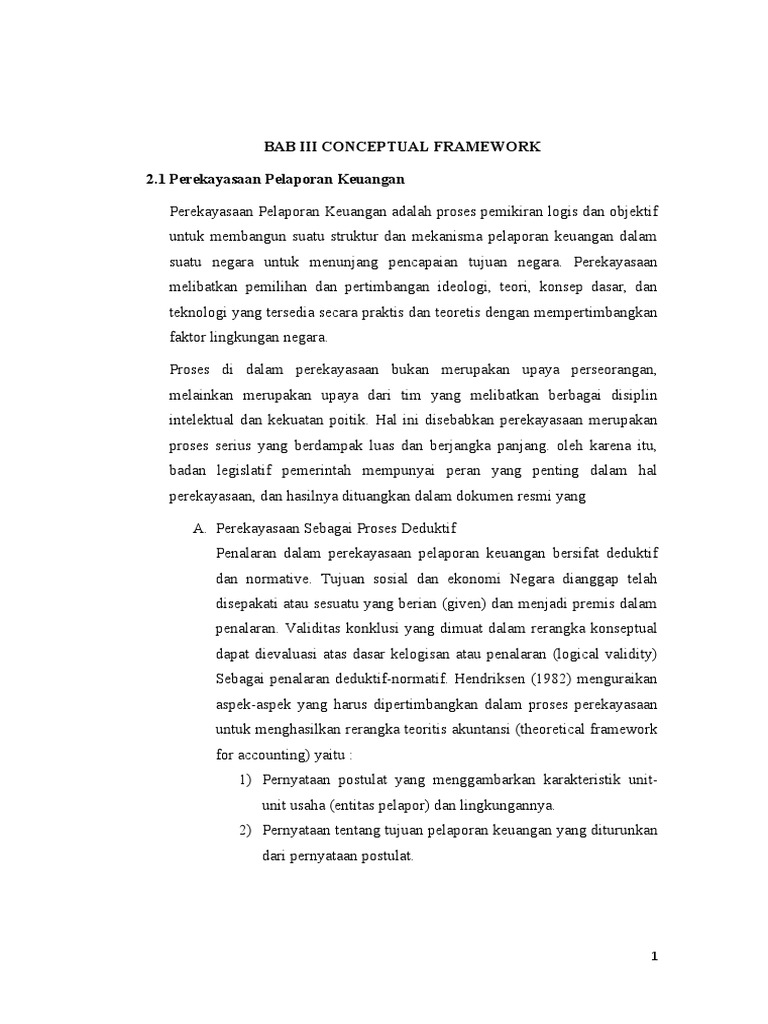 Bab Iii Conceptual Framework | PDF