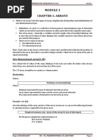 Module 3 Arrays