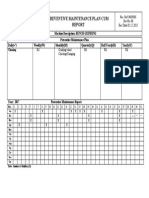 R01-Preventive Maintenance Plan Cum Report - Bench Grinding