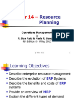 Resource Planning