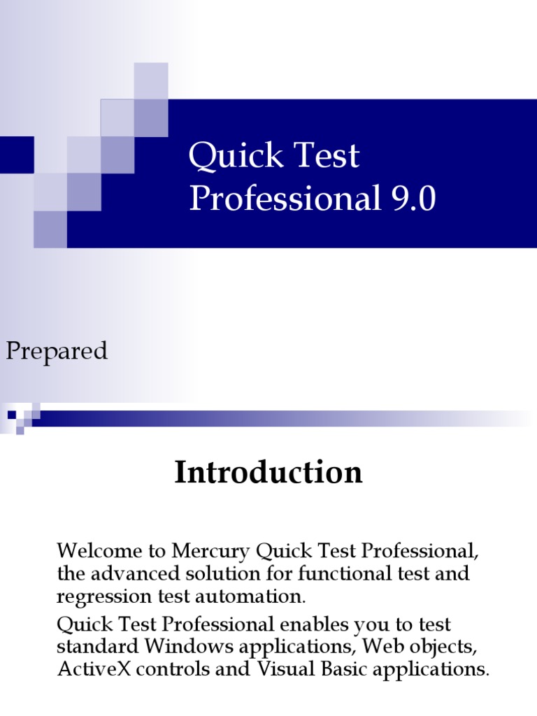 Mercury Quick Test Professional Guide | PDF | Software Development ...