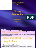 Annaji Groupdynamics