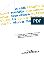 Insured Health Services in Nova Scotia