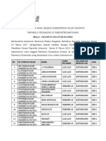 Final Pengumuman Lolos Seleksi Administrasi Calon Anggota Panwaslu Kecamatan Kab. Banyumas