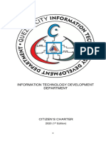 QC ITDD Citizens Charter