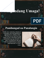Power Point Presentation For Kahalagahan NG Pagkonsumo