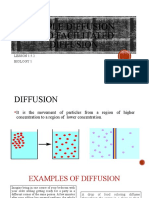 7 - Simple Diffusion and Facilitated Diffusion