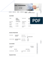 General insurance phone binding loan details