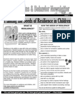 April-May - Healthy Brains and Behavior Newsletter B&W - Spring 2011