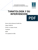 Tanatología y su intervención en procesos de muerte