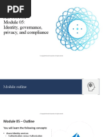 AZ-900T00 Microsoft Azure Fundamentals-05 (Identity, Gov, Priv, Compliance) - FINAL