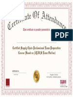 Certificate cscp1
