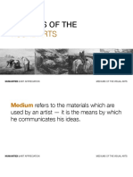 Mediums of The: Visual Arts