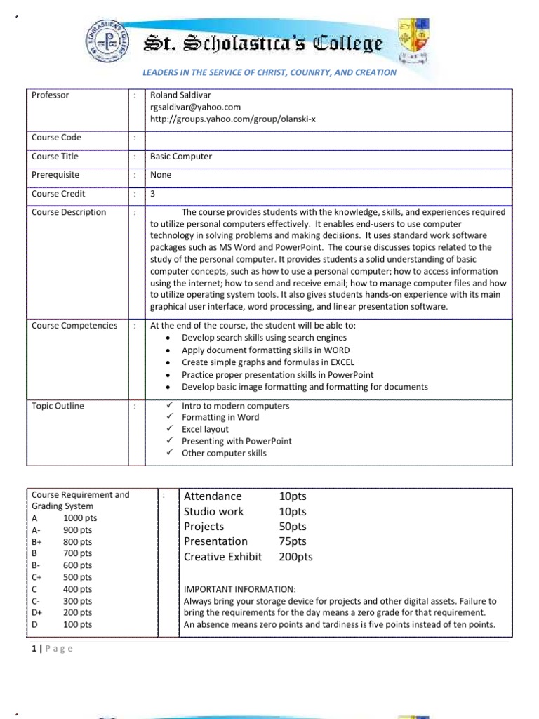 2011 Basic Computer | PDF