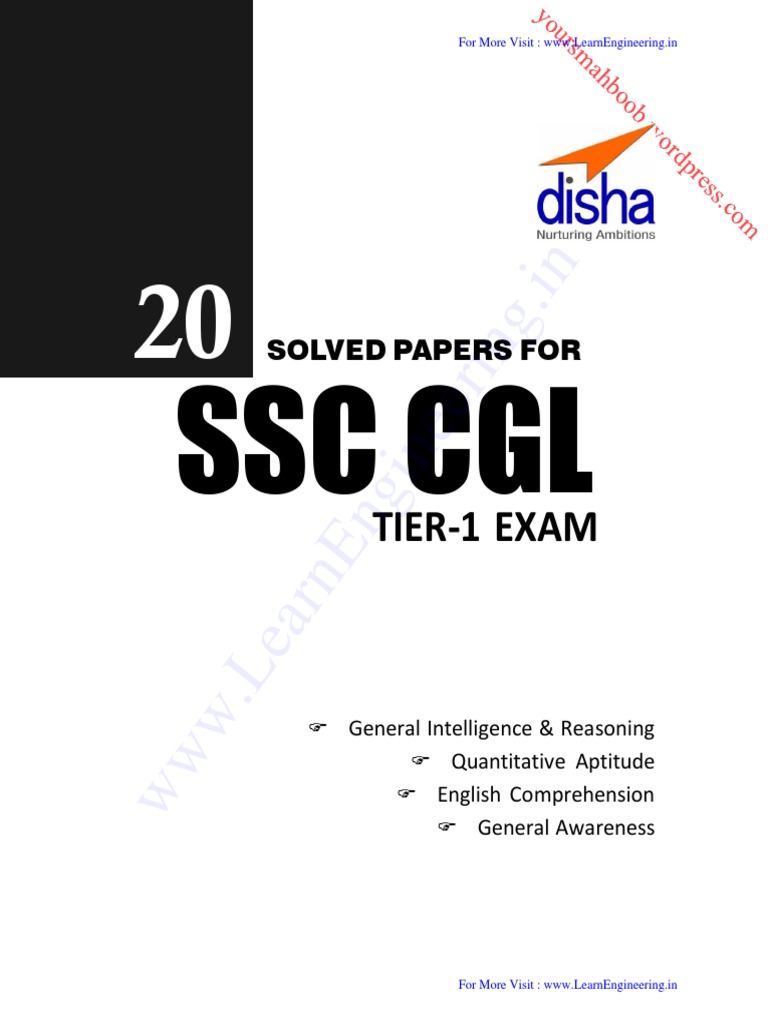 20 Solved Papers 40 2010-16 41 For SSC CGL Tier I PDF | PDF
