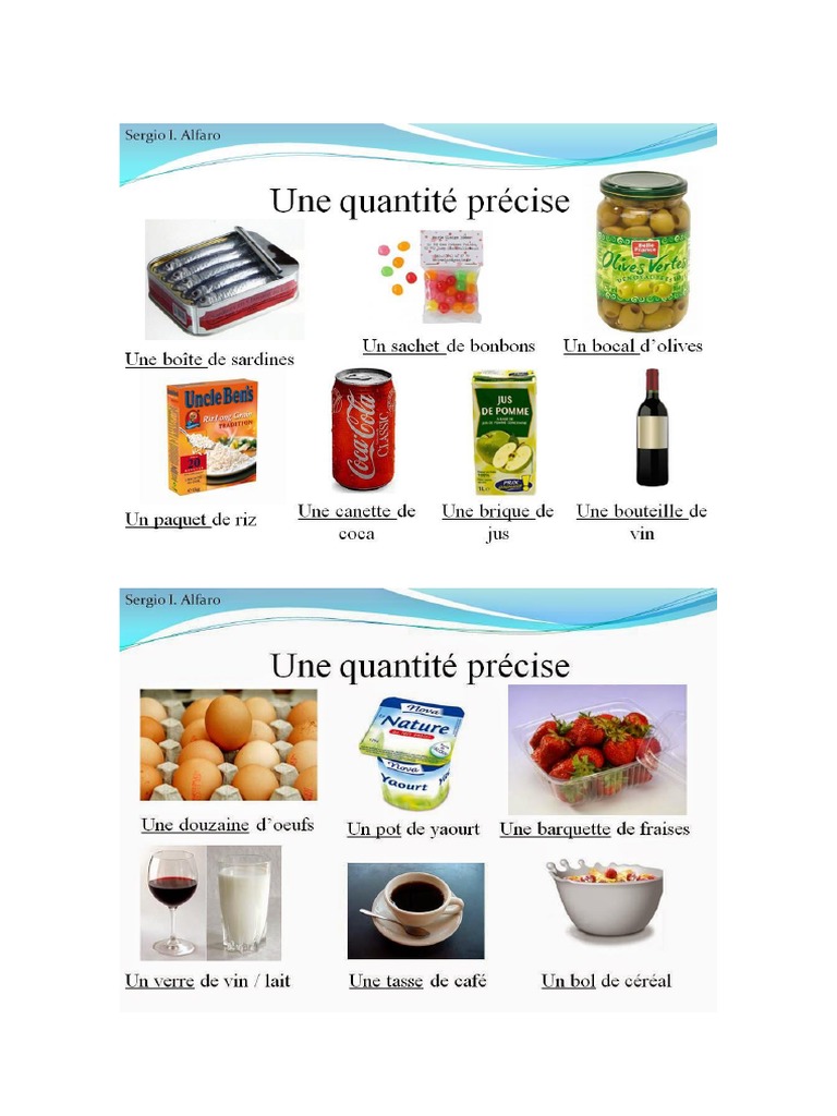Les Quantités Ou Quantitées – Quantités Ou Nombres De – PZWK
