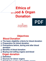 (Ethics) of Blood Organ Donation