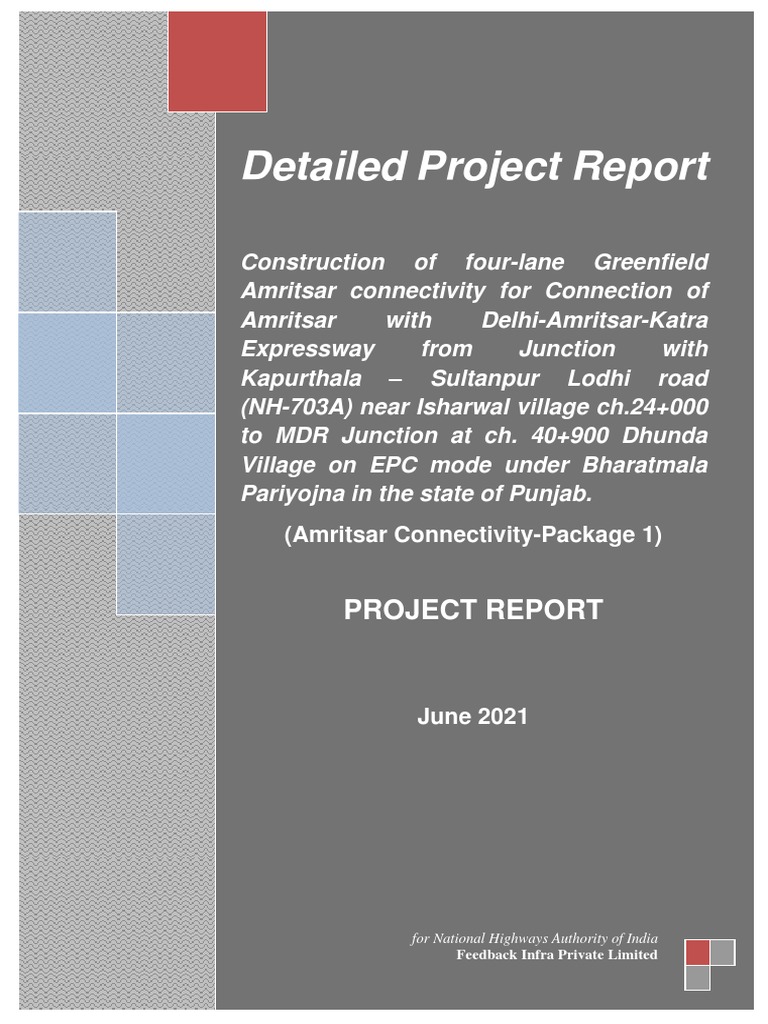 Package 1 AC Project Report | PDF | Interchange (Road) | Road
