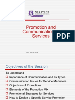 Promotion and Communication of Services: Prof. Shivani Shah 1