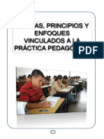 Teorías, Principios y Enfoques Vinculados A La Práctica Pedagógica