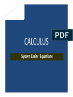 Linear Kalkulus