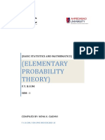 Elementary Probability Theory (Part A)