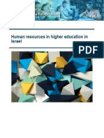 Human Resources in Higher Education in Israel