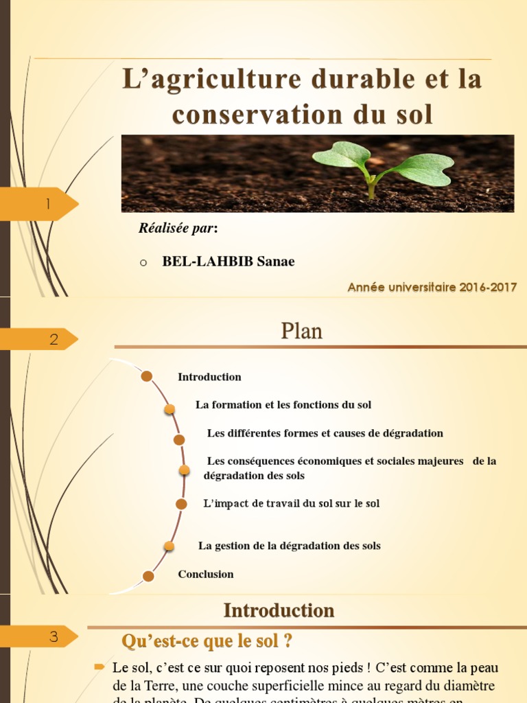Techniques de conservation des sols | PDF | Sol (pédologie ...