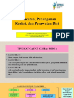 Kecacatan, Penanganan Reaksi Dan Perawatan Diri