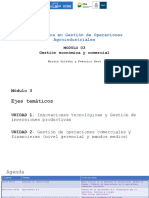 Gestión económica y comercial agroindustria