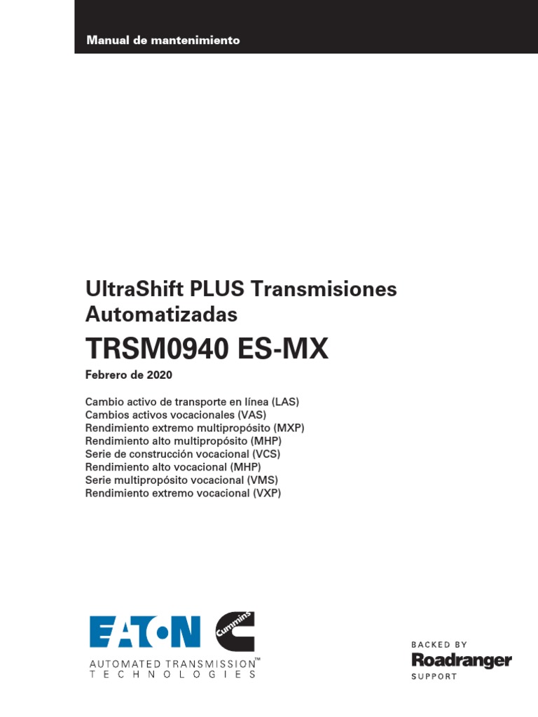 Ultrashift Plus Transmisiones Automatizadas - trsm0940 Es MX ...