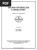 Micro Controller Lab Manual 2020