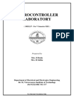 Micro Controller Lab Manual 2020