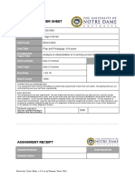 University Cover Sheet 2016 Ultc Approved