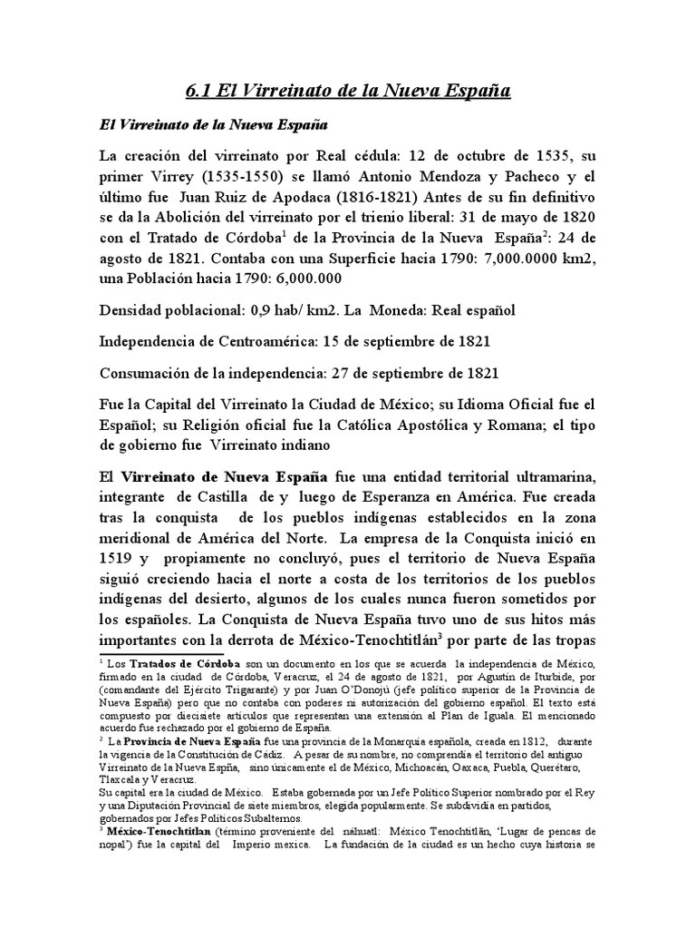Virreinato de Nueva España: Historia y Estructura | PDF | Nueva españa ...