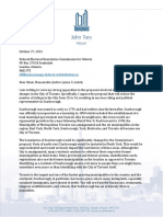 Mayor's Letter to Commission Re Federal Electoral Riding Boundaries - 10..