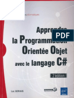 Eni Apprendre La Programmation Orientee Objet Avec Csharp 2ed