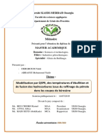 Modélisation Par QSPR Des Températures D'ébullition Et de Fusion de Kérosène