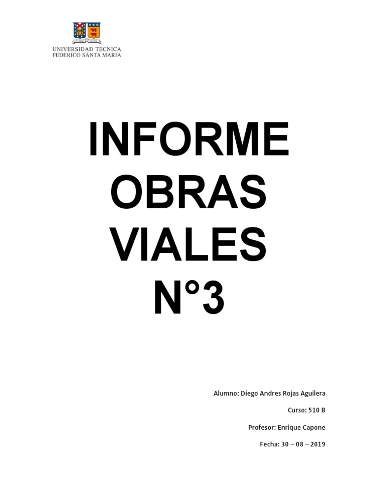Informe Obras Viales 3 PDF