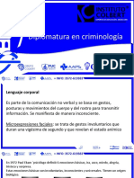 Criminologia, Lenguaje Corporal