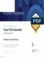 Acronis Cloud Tech Associate Advanced Management - Anderson Vicente Rosa