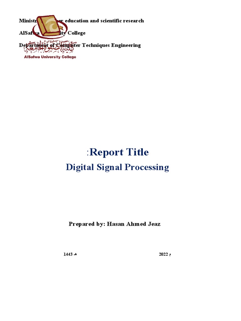 Digital Signal Processing | PDF | Digital Signal Processing ...