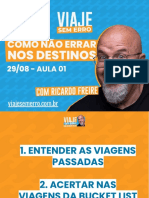 Viaje Sem Erro - RICARDO FREIRE - Aula 1 - DESTINOS