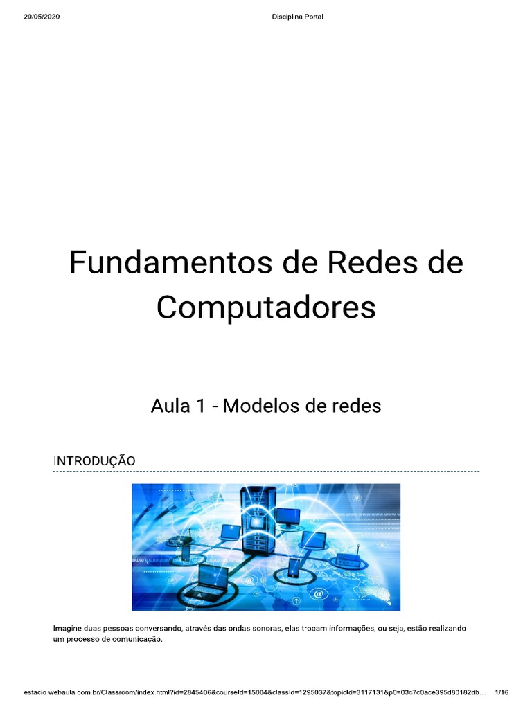 Modulo 1 Rede de Computadores | PDF