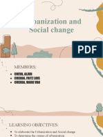 Urbanization and Social Change