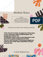 Materi Presentasi Struktur Kayu