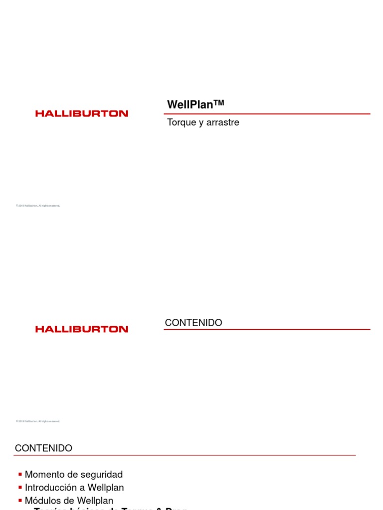 WellPlan T&D | PDF | Perforación | Pandeo