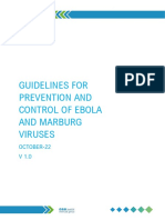 Guidelines For Prevention and Control of Ebola