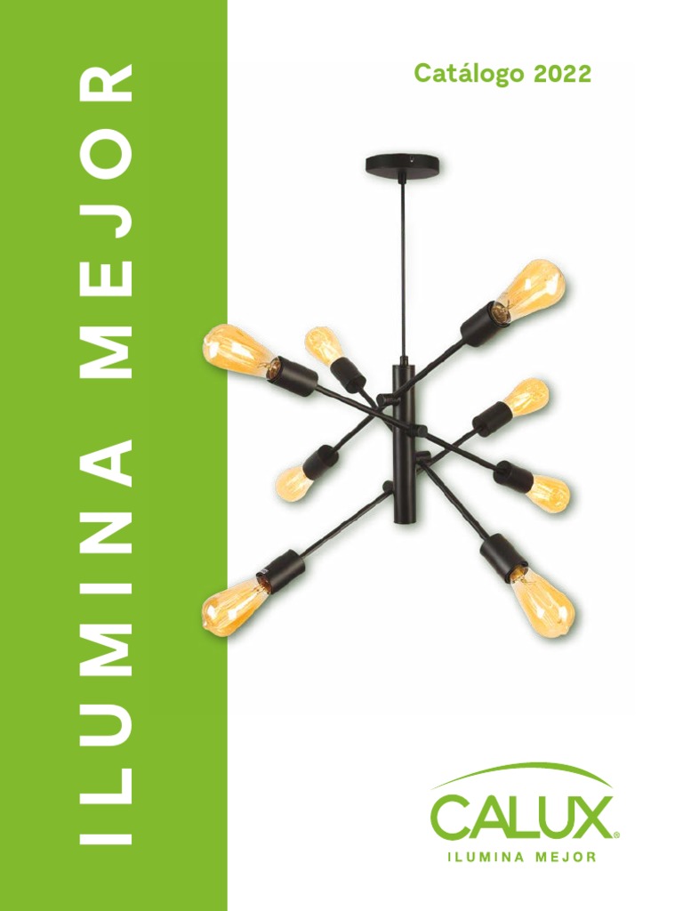 Catálogo Calux 2022: Ilumina tu hogar | PDF | Diodo emisor de luz ...