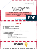 Tema 5, Técnicas e Instrumentos de Evaluación